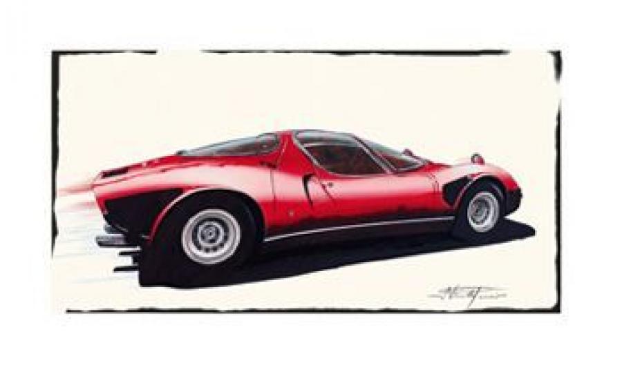 Эскиз Alfa Romeo Tipo 33 Stradale 1967 года  (фото 12 из 30)